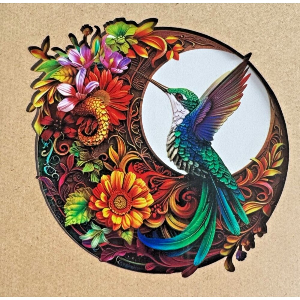 Hopelucr Hummingbird Wooden Puzzle 200 pcs  Creative Art New